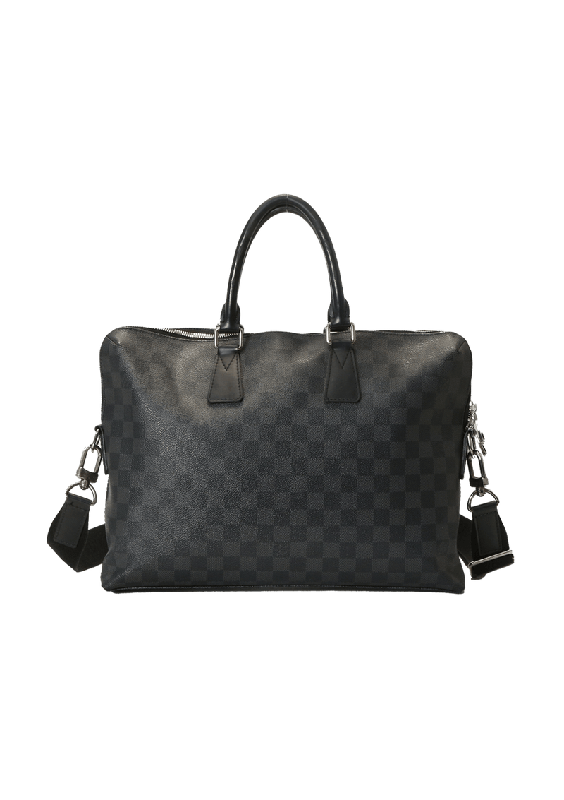 DAMIER GRAPHITE PORTE DOCUMENTS JOUR