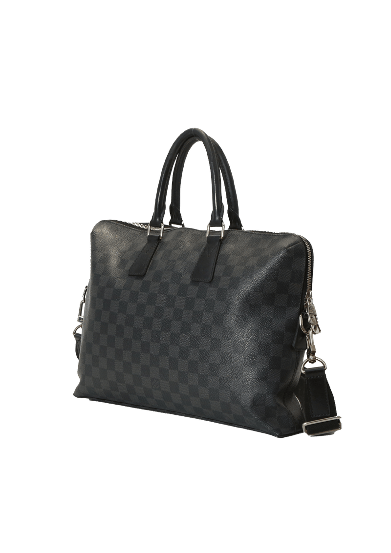 DAMIER GRAPHITE PORTE DOCUMENTS JOUR