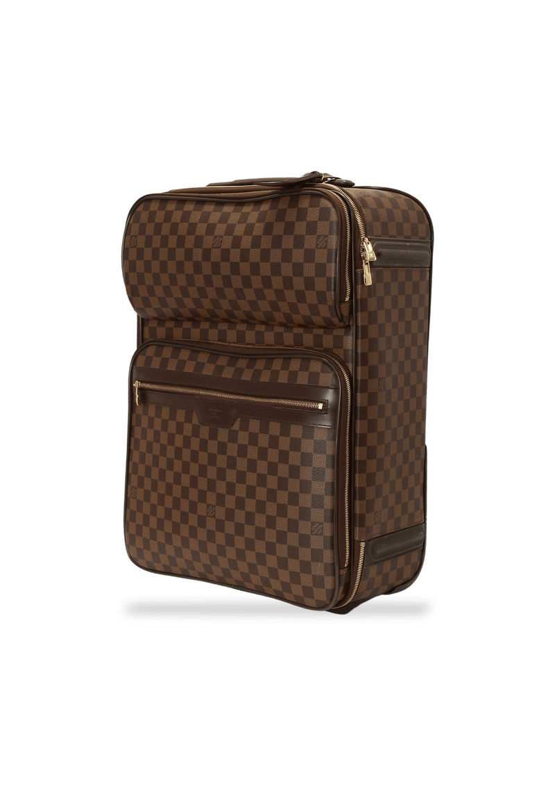 LOUIS VUITTON Damier Ebene Pegase 55 Business Suitcase Travel Bag - Sa