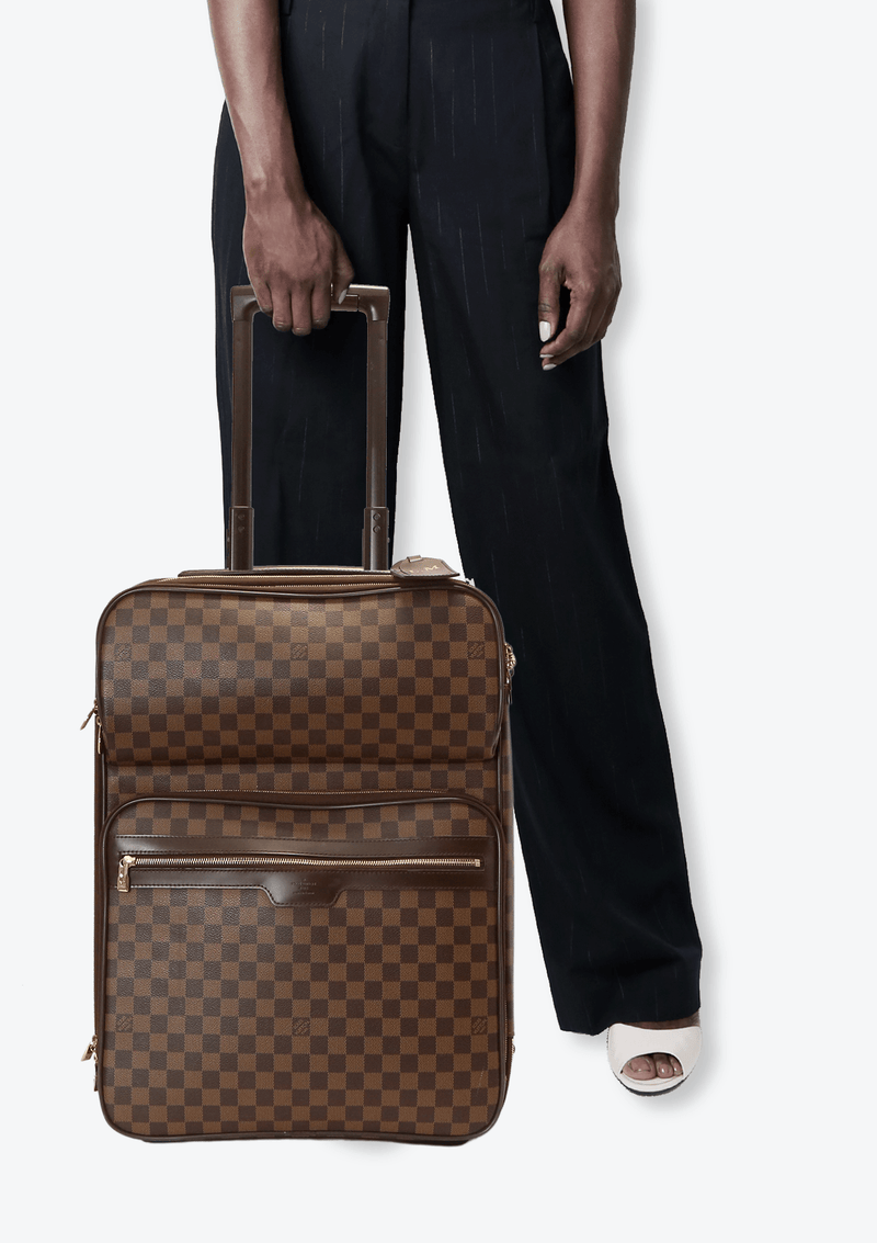 LOUIS VUITTON Damier Ebene Pegase 55 Business Suitcase