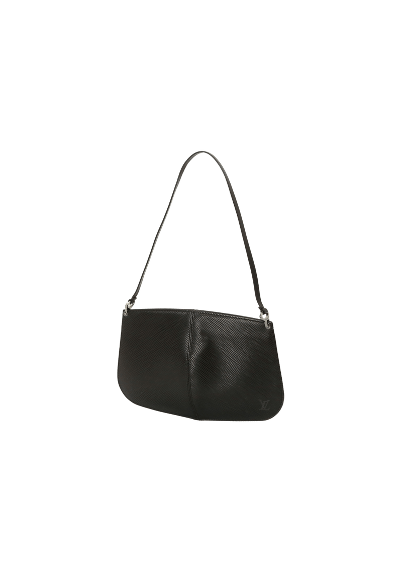 Bolsa Louis Vuitton Pochette Demi-Lune Epi Preta