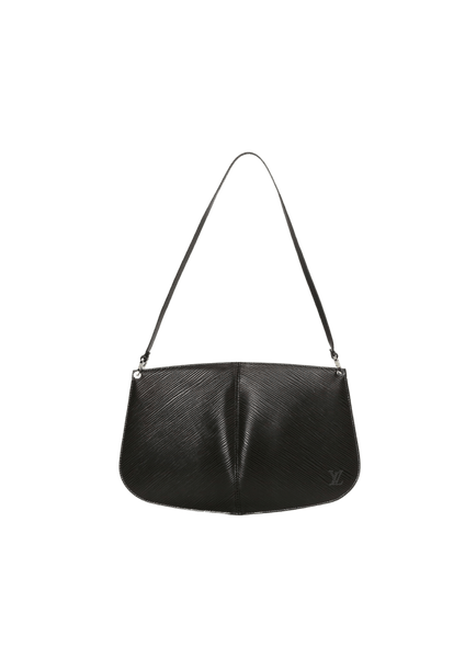 Bolsa Louis Vuitton Pochette Demi-Lune Epi Preta