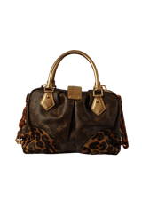 KARUNG LEOPARD MONOGRAM ADELE BAG