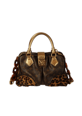 KARUNG LEOPARD MONOGRAM ADELE BAG