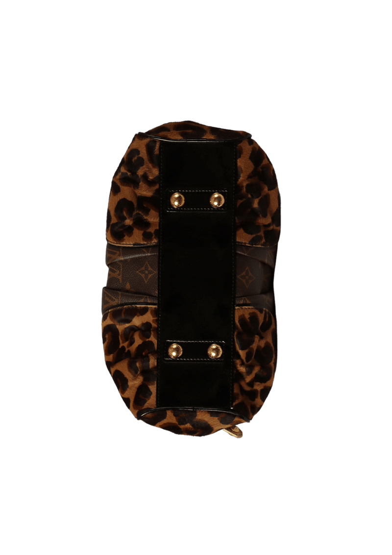 KARUNG LEOPARD MONOGRAM ADELE BAG