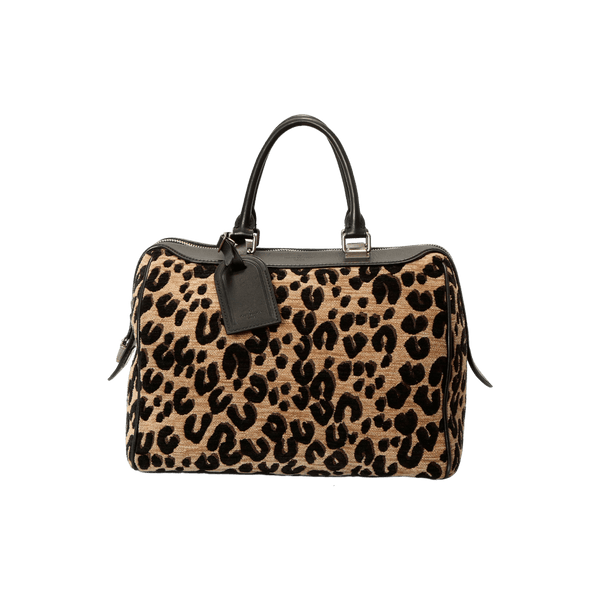 LOUIS VUITTON Speedy 30 Hand Bag Purse M97396 Leopard Animal Woman Auth LV  Ex++