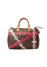 LIMITED EDITION MONOGRAM CHAIN FLOWER SPEEDY 30