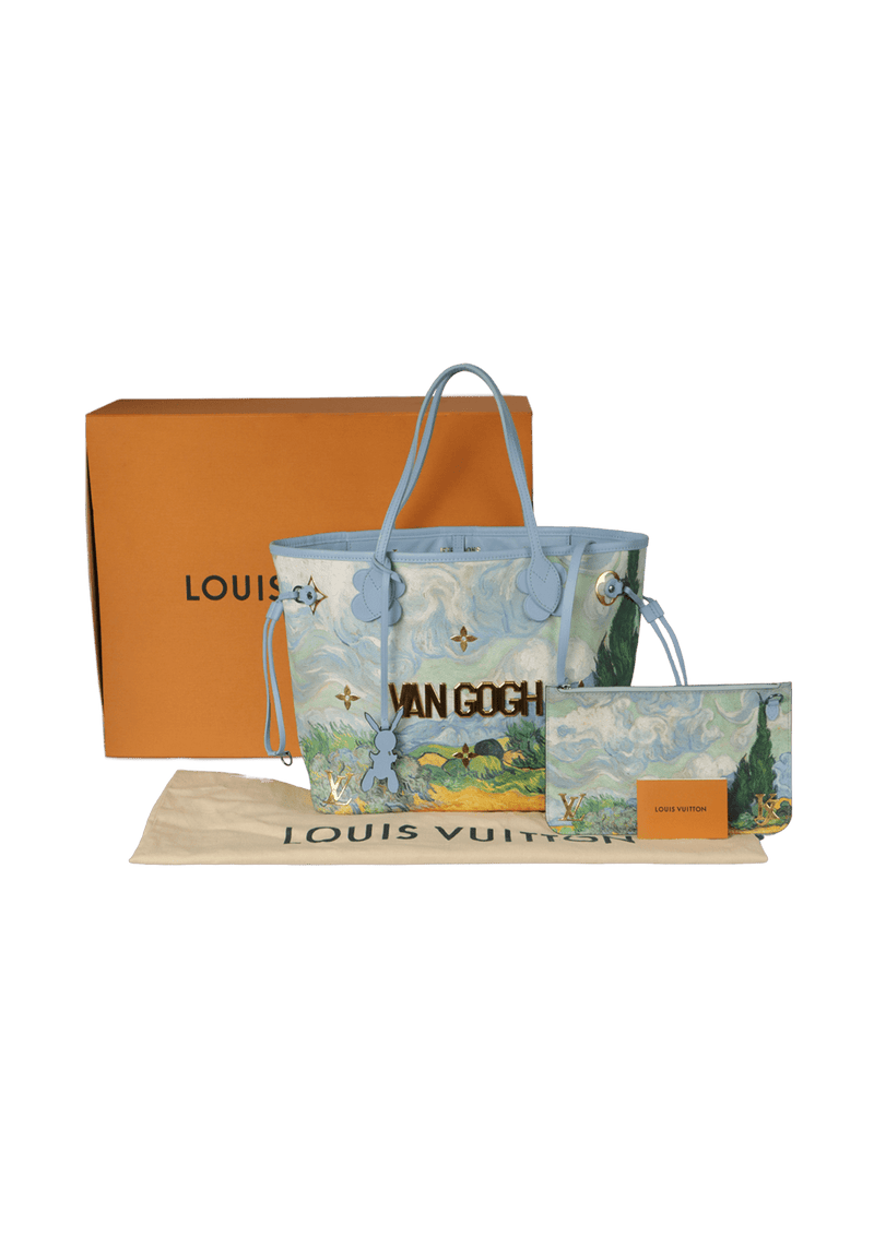 Bolsa Louis Vuitton Limited Edition Neverfull MM Van Gogh Azul