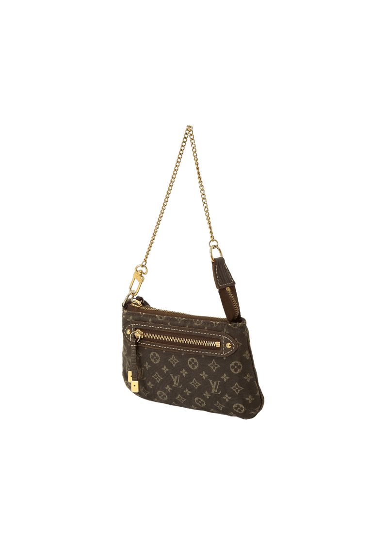 Bolsa Louis Vuitton Mini Lin Pochette Accessoires Marrom Original