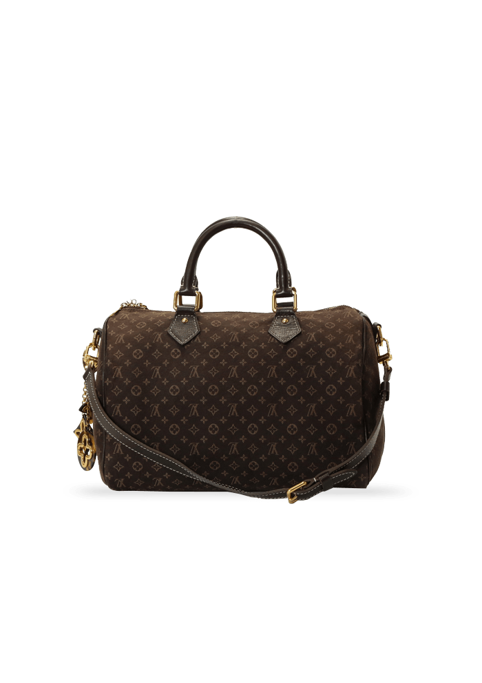 Bolsa Louis Vuitton Mini Lin Speedy Bandouliere 30 Marrom Original