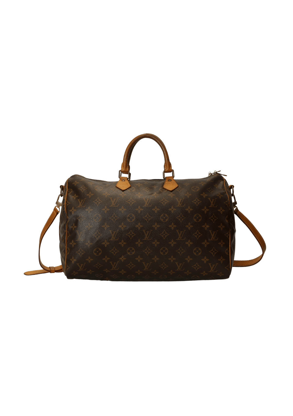 Bolsa Louis Vuitton Monogram Canvas Speedy 40 Bandouliere Marrom