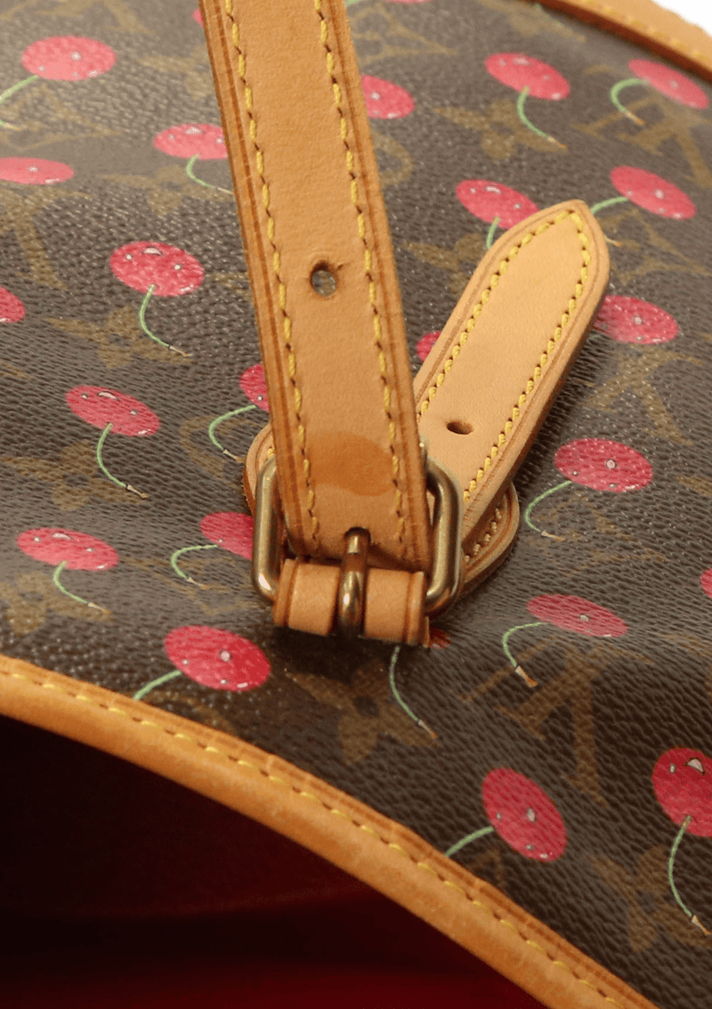 Vintage Louis Vuitton Cherry Cerises Monogram Bucket Bag PM