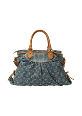 MONOGRAM DENIM NEO CABBY + KEY POUCH