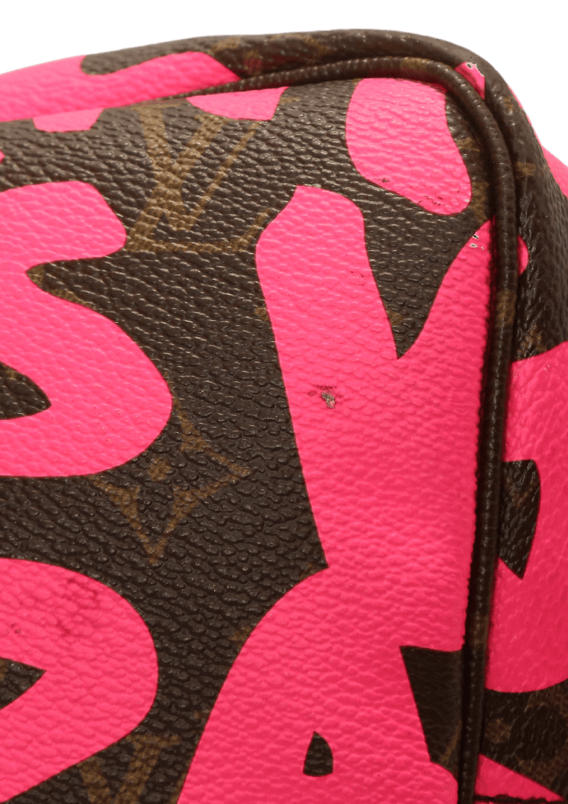 Louis Vuitton Pattern Print, Pink Monogram Graffiti Neverfull GM