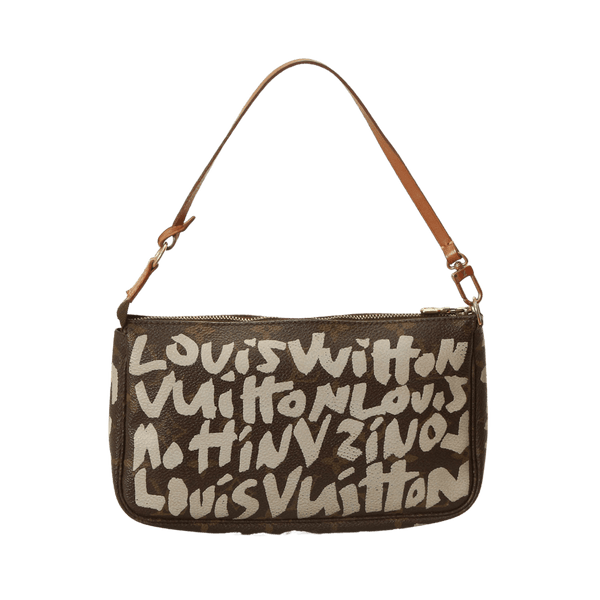 Bolsa Louis Vuitton Monogram Graffiti Pochette Accessoires Marrom