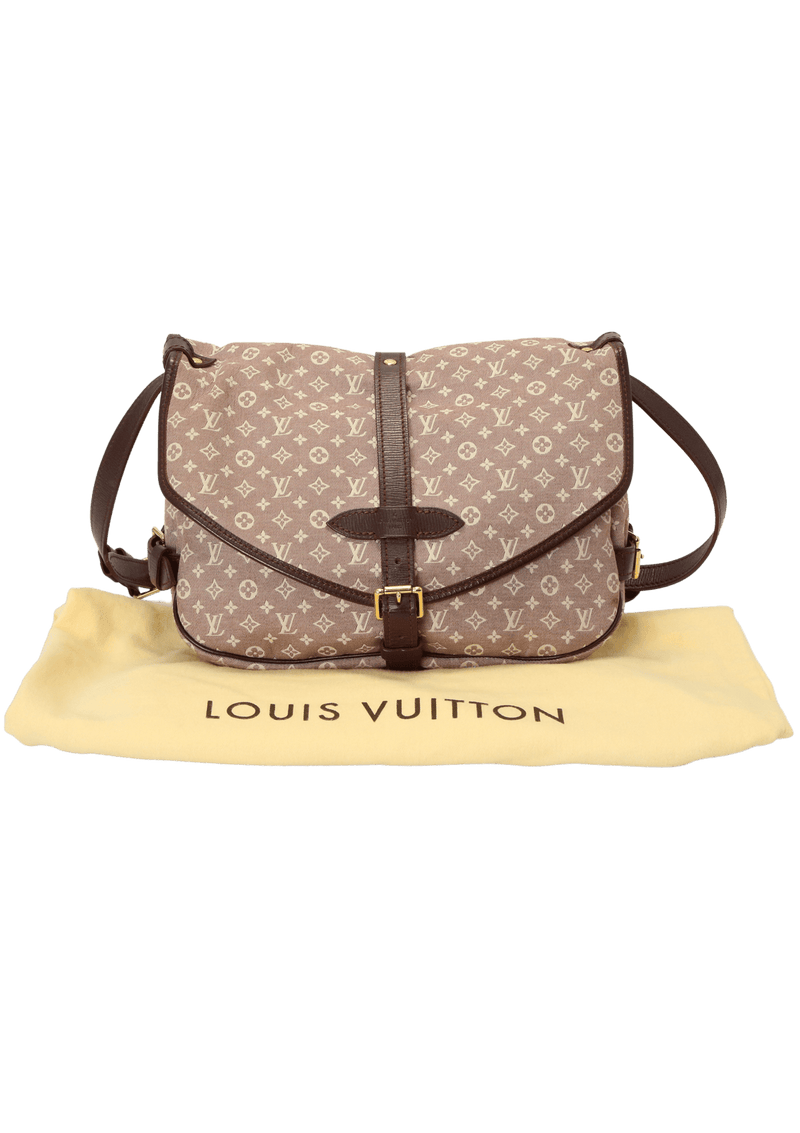 Louis Vuitton mini Lin Saumur MM (brown), monogram Idylle Saumur
