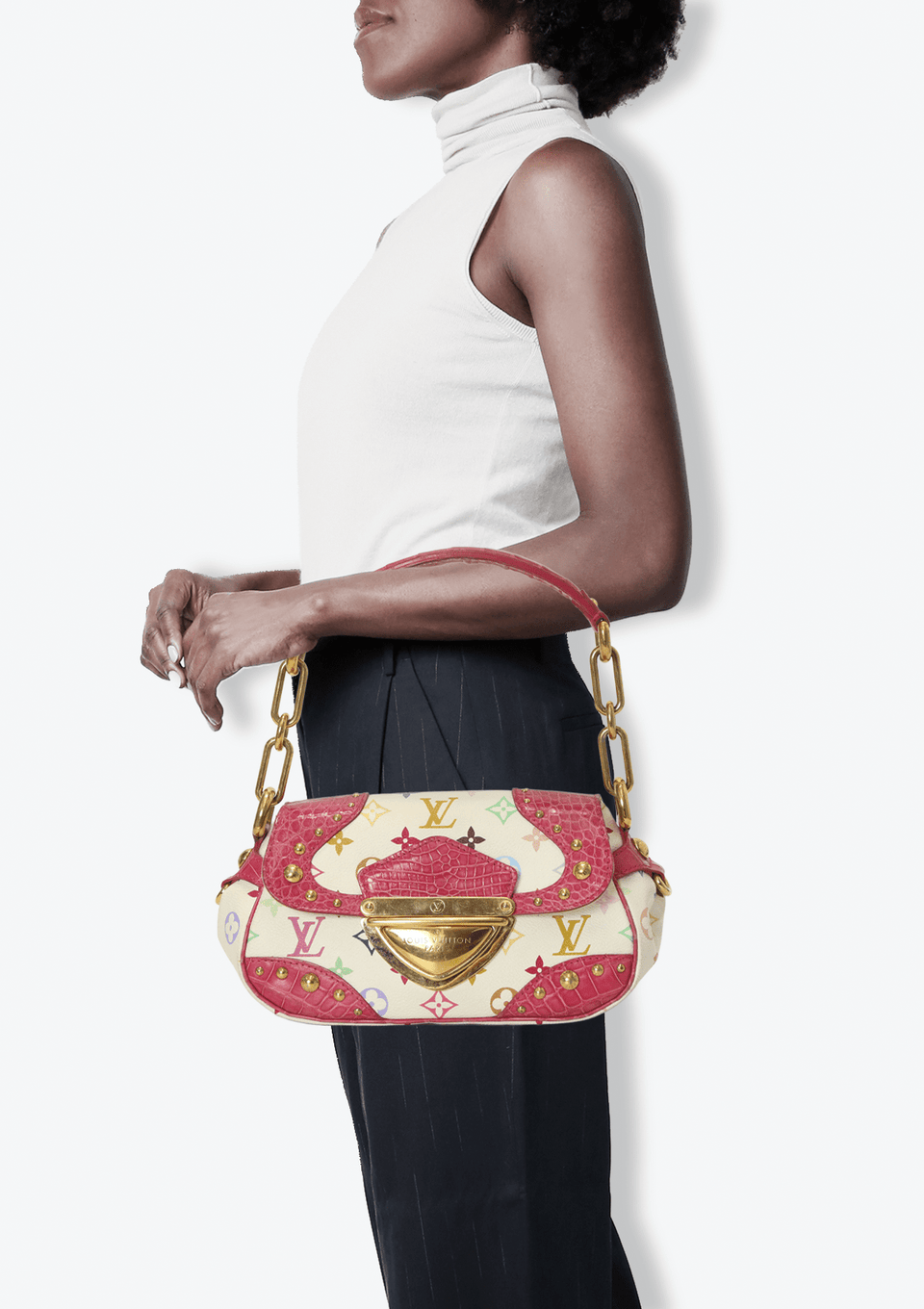 MONOGRAM MULTICOLORE ALLIGATOR  MARILYN