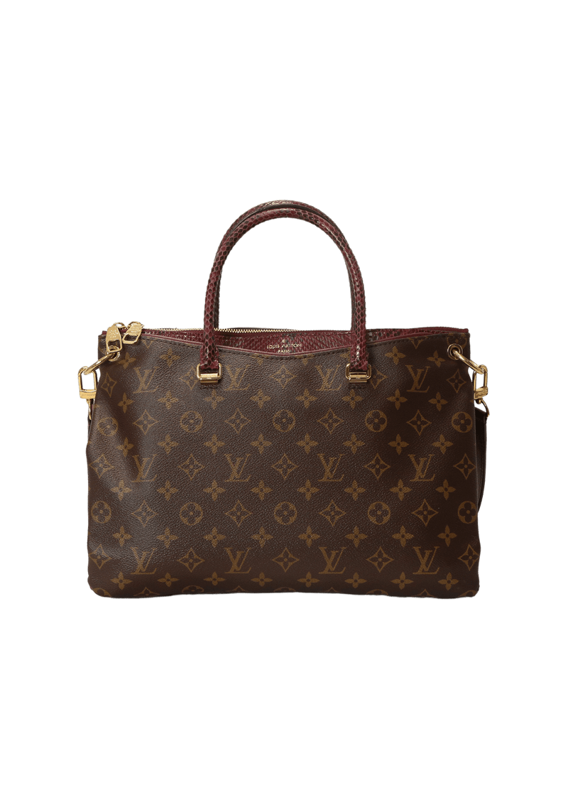 Bolsa Louis Vuitton Monogram Python Pallas Marrom Original – Gringa
