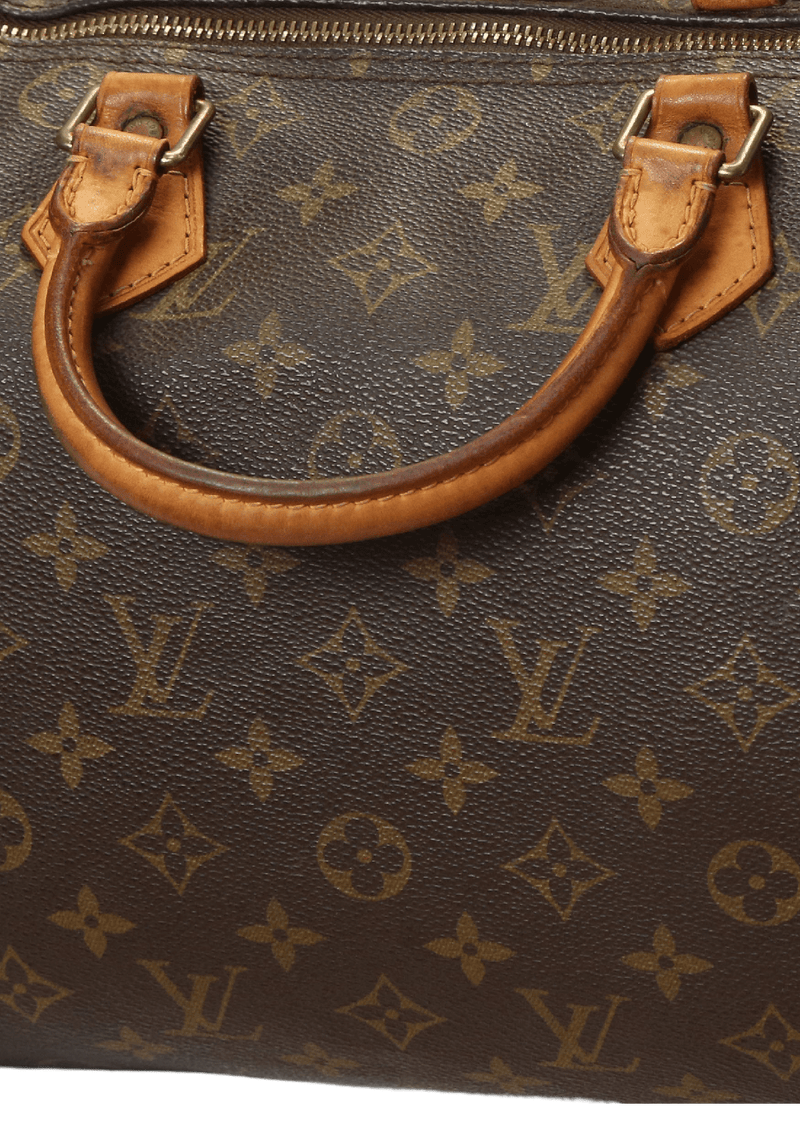 Bolsa Louis Vuitton Monogram Canvas Speedy 40 Bandouliere Marrom Original –  Gringa