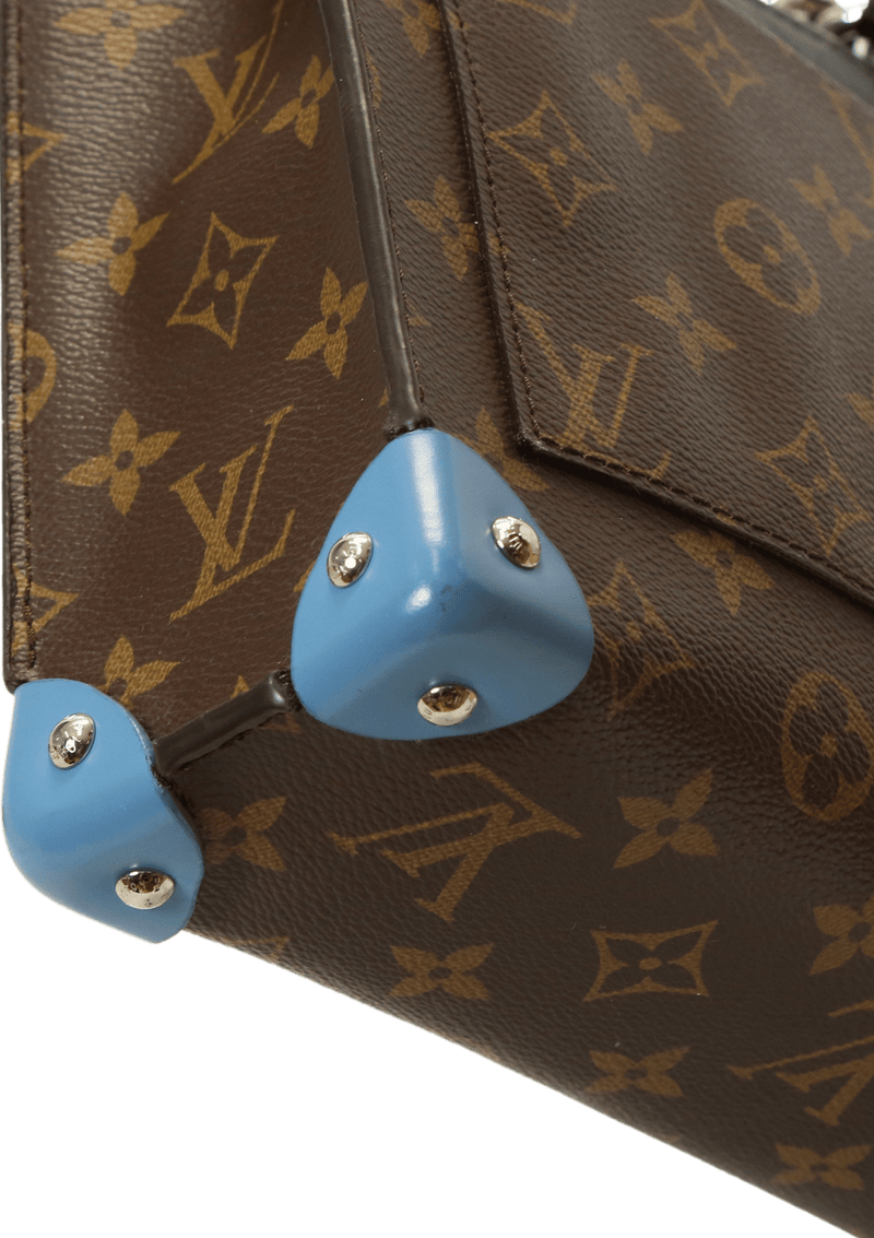 Louis Vuitton Tribal Mask Pochette Chaine Epi Leather Blue, Neutral