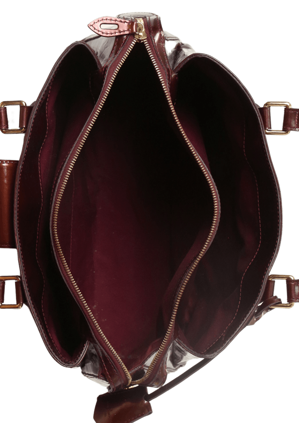 Bolsa Louis Vuitton Monogram Vernis Melrose Avenue Vinho Original Bolsa Louis Vuitton Monogram Vernis Melrose Avenue Vinho Original