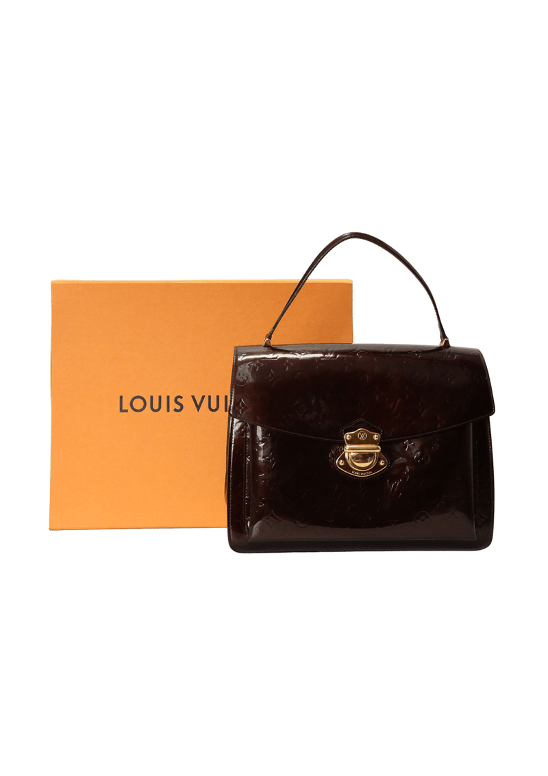 Louis Vuitton Amarante Monogram Vernis Romaine Bag