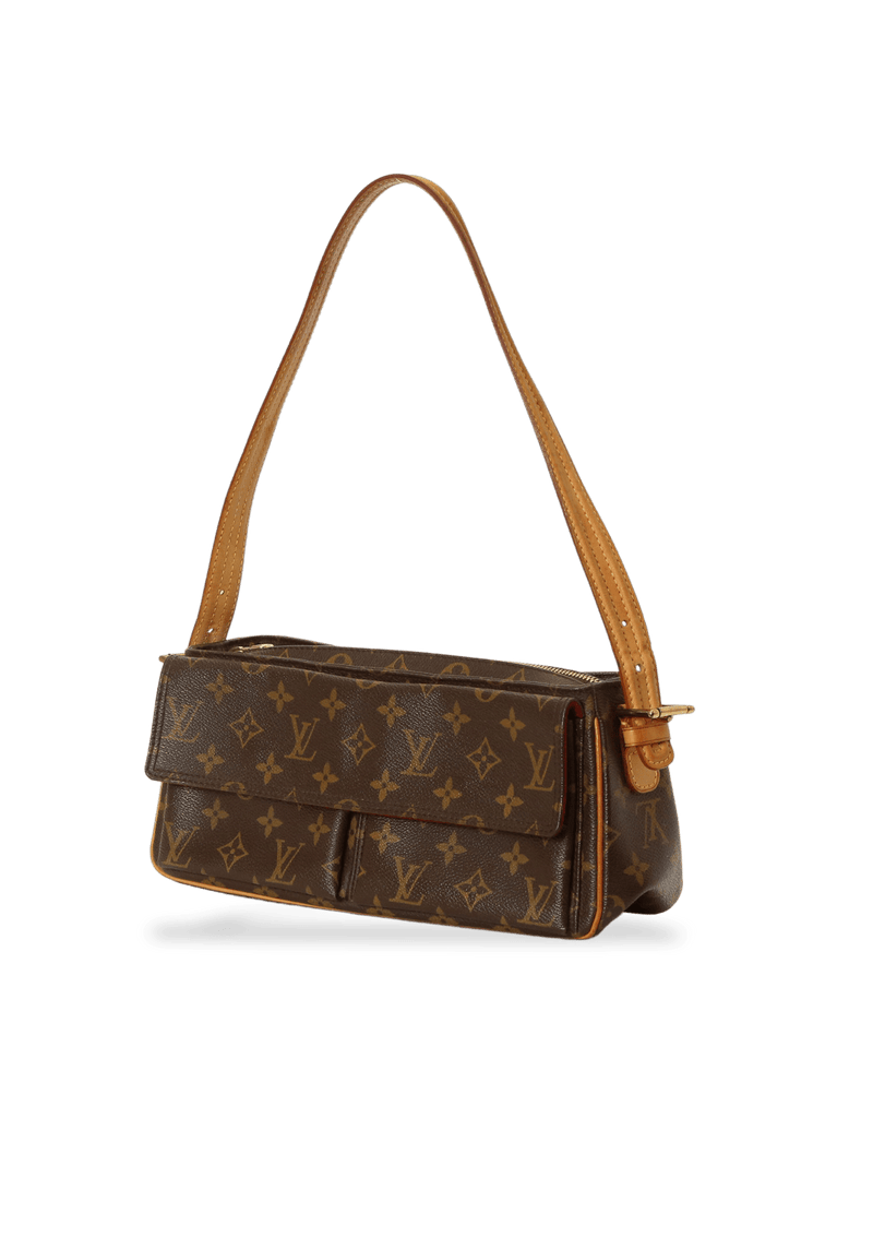 Authentic LOUIS VUITTON Monogram Viva-Cite MM