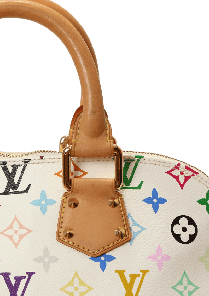 Bolsa Louis Vuitton Multicolor Alma PM Branca Original – Gringa