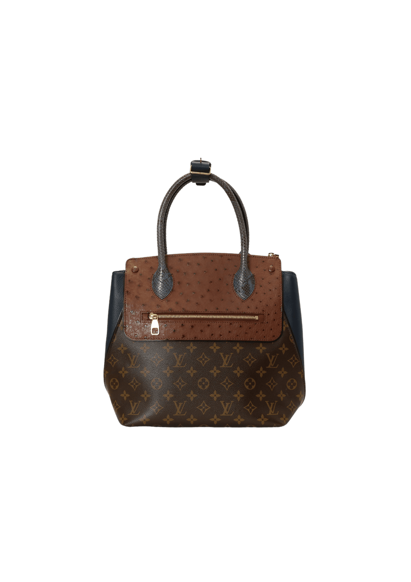 Louis Vuitton Ostrich & Python Majestueux MM