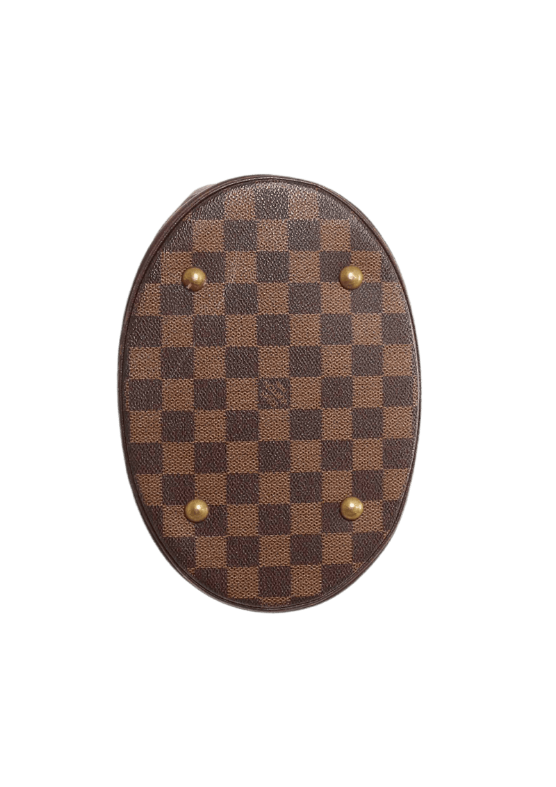 Louis Vuitton Damier Ebene Marais Bucket Brown Cloth ref.168345
