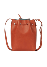 LEATHER BUCKET BAG