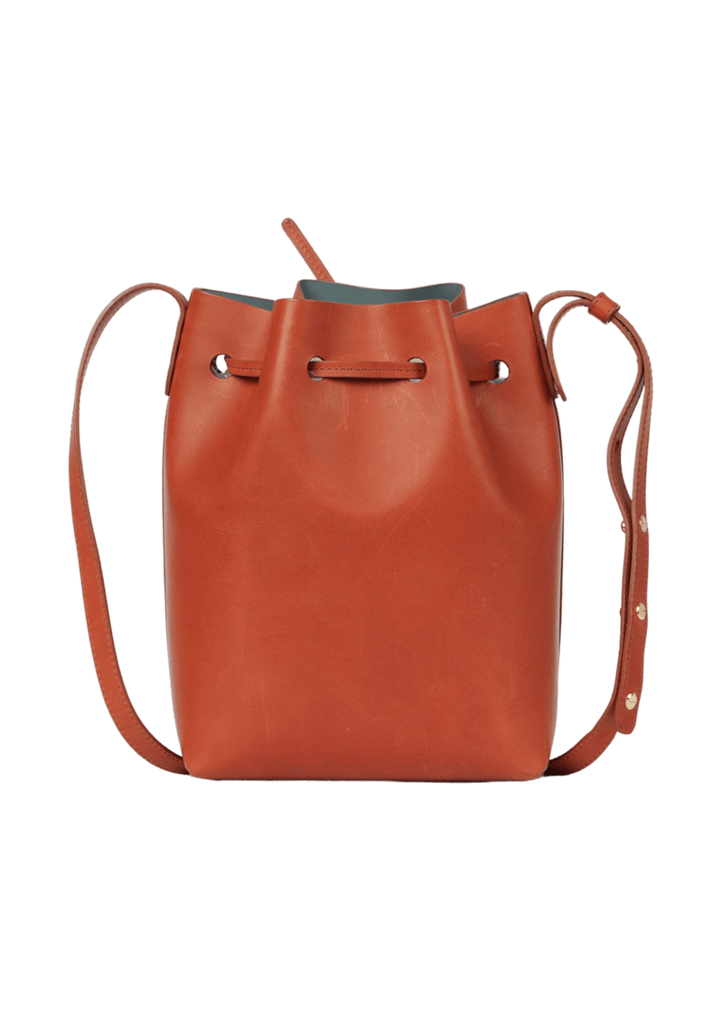 LEATHER BUCKET BAG