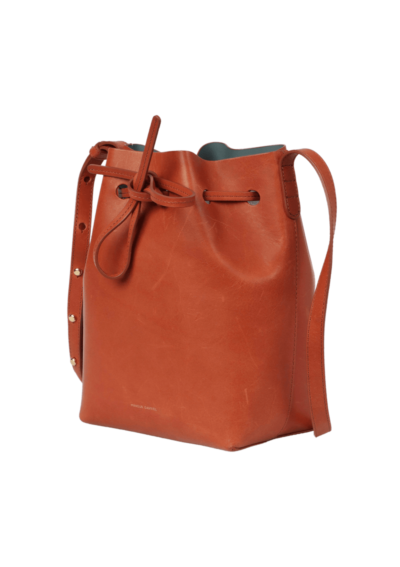 LEATHER BUCKET BAG