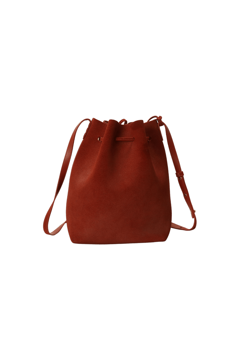 LEATHER BUCKET BAG