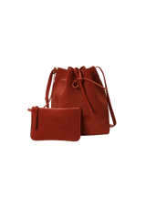 LEATHER BUCKET BAG