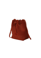 LEATHER BUCKET BAG