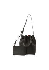 LEATHER BUCKET BAG