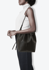 LEATHER BUCKET BAG