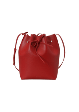 LEATHER BUCKET BAG