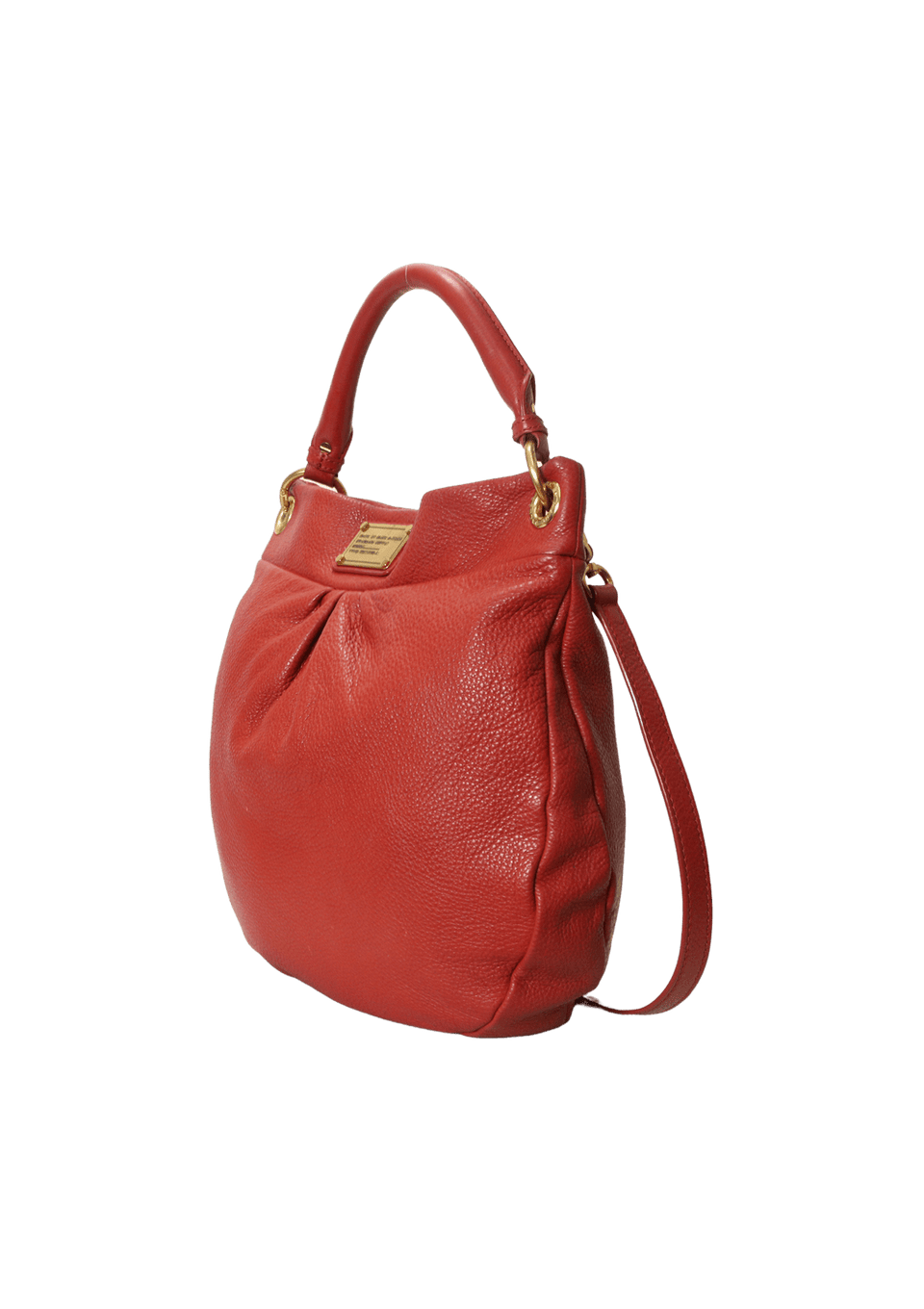 【マークジェイコブス】 leather　handbag　CLASSIC Q　赤 マークジェイコブス】 leather handbag CLASSIC Q 赤 Marc by Marc