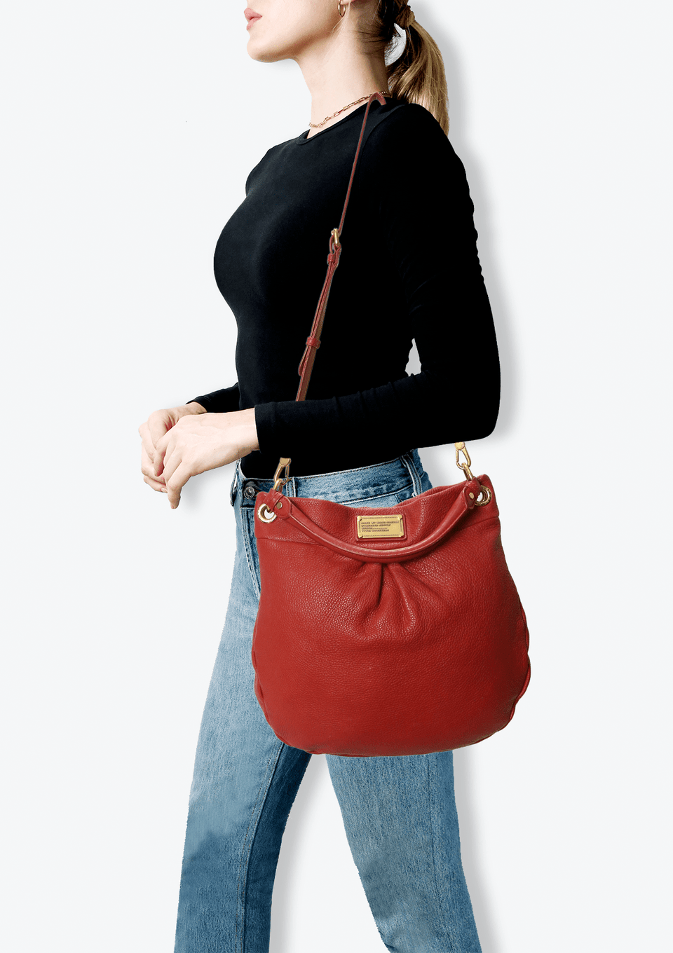 Bolsa Marc By Marc Jacobs Classic Q Hillier Bag Vermelha Original