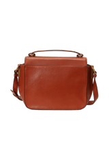 LEATHER FLAP BAG