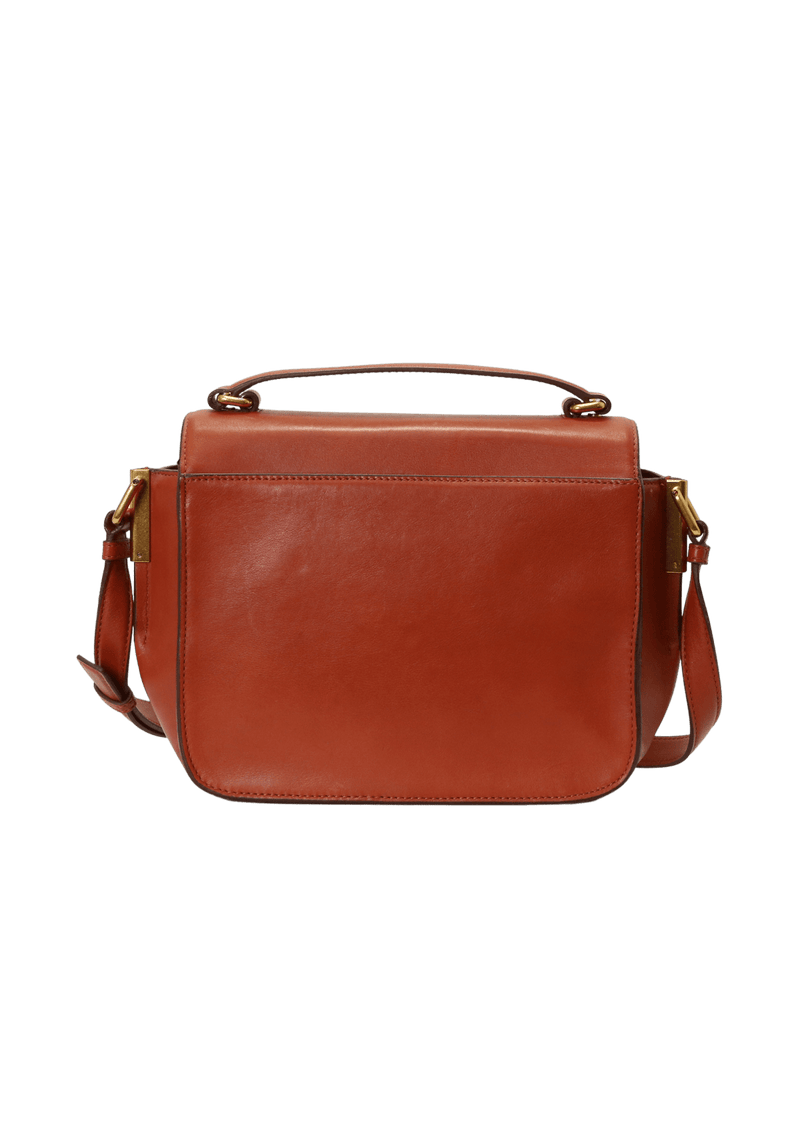 LEATHER FLAP BAG