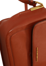 LEATHER FLAP BAG