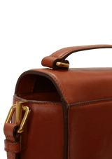 LEATHER FLAP BAG