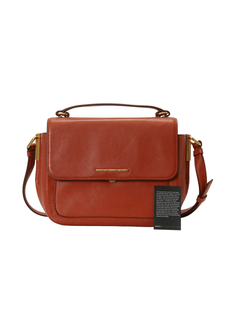 LEATHER FLAP BAG