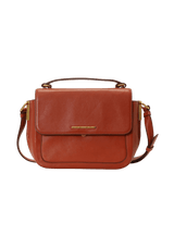 LEATHER FLAP BAG