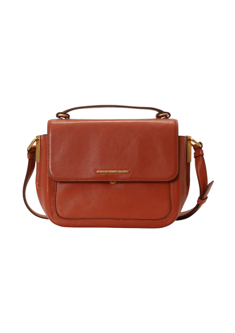 LEATHER FLAP BAG