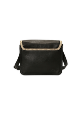 LEATHER FLAP CROSSBODY BAG