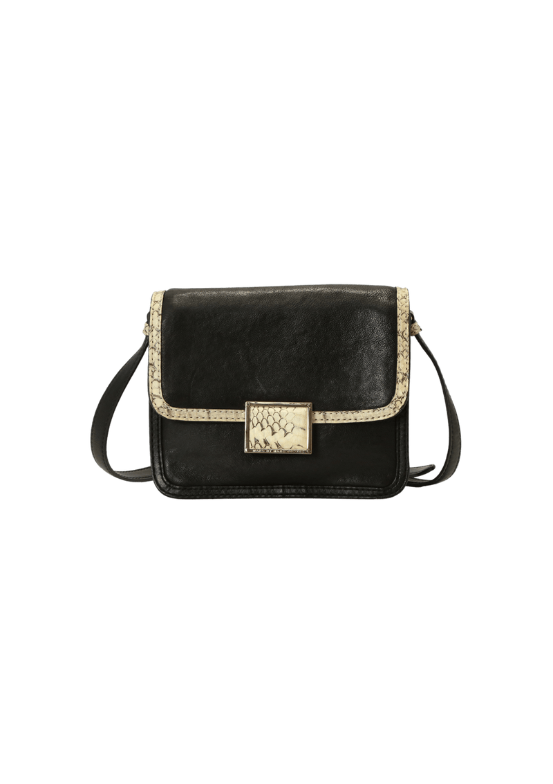 LEATHER FLAP CROSSBODY BAG